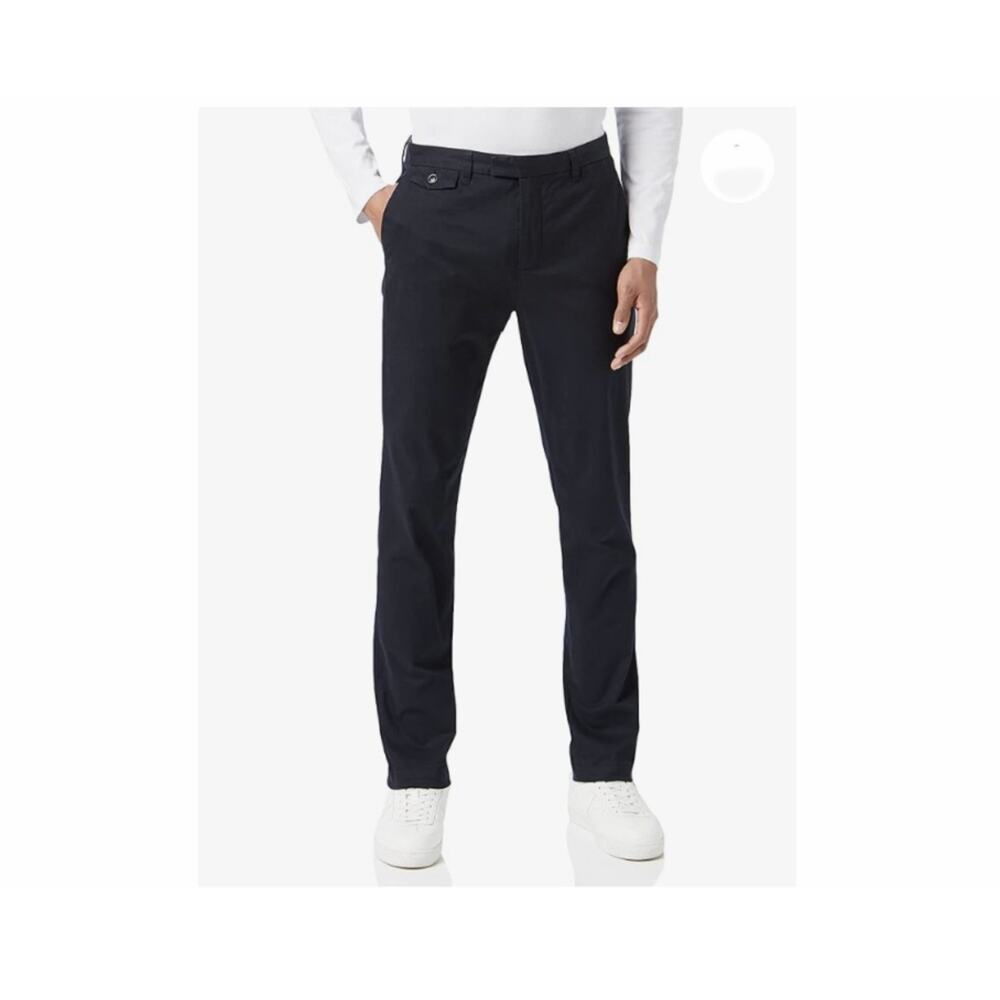 Ted Baker Mens Irvine Slim Fit Dress Trousers 30 Dark Navy